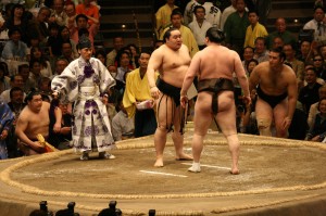 Asashoryu and Hakuho
