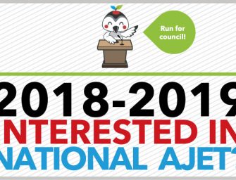 Be a part of the National AJET 2018-19 Council!