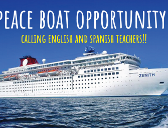 Peace Boat Opportunity!